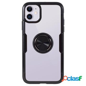 iPhone 11 Hybrid Case with Ring Holder - Black