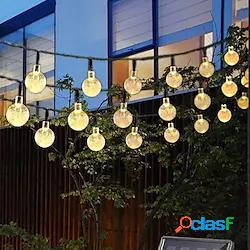 luci a led solari per esterni 5-30 m luci a globo di