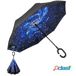 ombrello rovesciato a doppio strato ombrelli pieghevoli