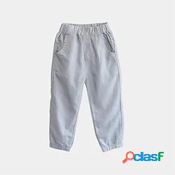 pantaloni jogger pull-on in lino da ragazzo pantaloni casual