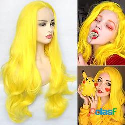 parrucca sintetica del merletto allentato curl style 12-26