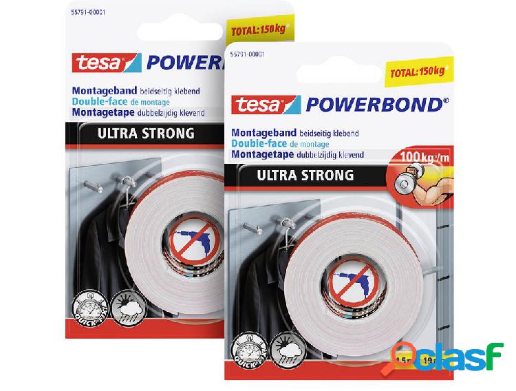 tesa ULTRA STRONG 55791 Nastro per fissaggio (L x L) 1.50 m