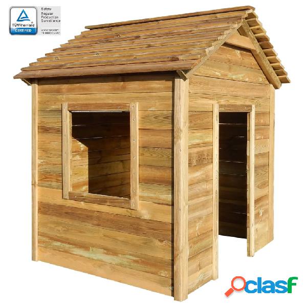 vidaXL Casetta da Giardino per Bambini 123x120x146 cm Legno