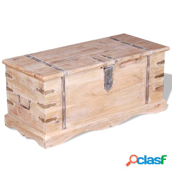 vidaXL Cassapanca in Legno Acacia