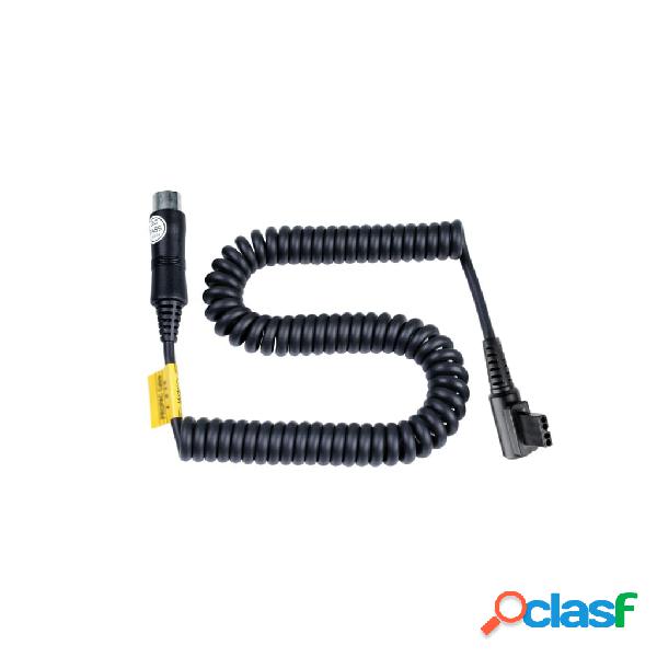 vidaXL Cavo a spirale per connessione flash Metz con