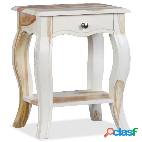 vidaXL Comodino in Legno Massello di Sheesham 40x30x50 cm