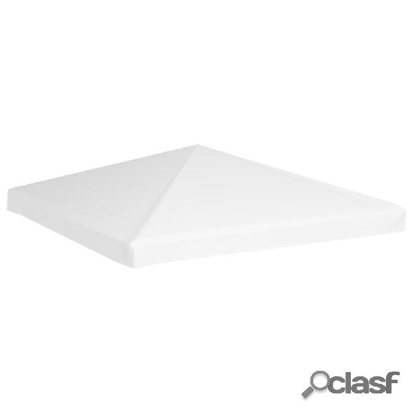 vidaXL Copertura Superiore per Gazebo 270 g/m² 3x3 m Bianca