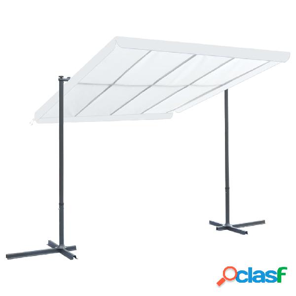 vidaXL Gazebo con Tetto Mobile Inclinabile 350x253x196 cm