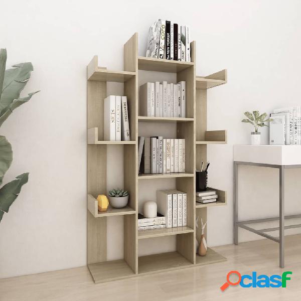 vidaXL Libreria Rovere Sonoma 86x25,5x140 cm in Truciolato