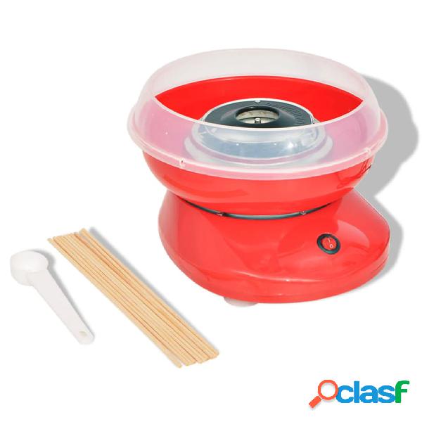 vidaXL Macchina per lo Zucchero Filato 480 W Rossa