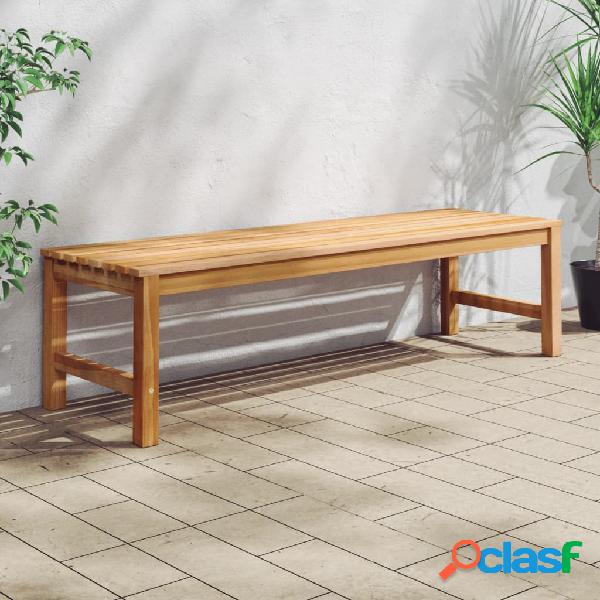 vidaXL Panchina da Giardino 150 cm in Legno Massello di Teak