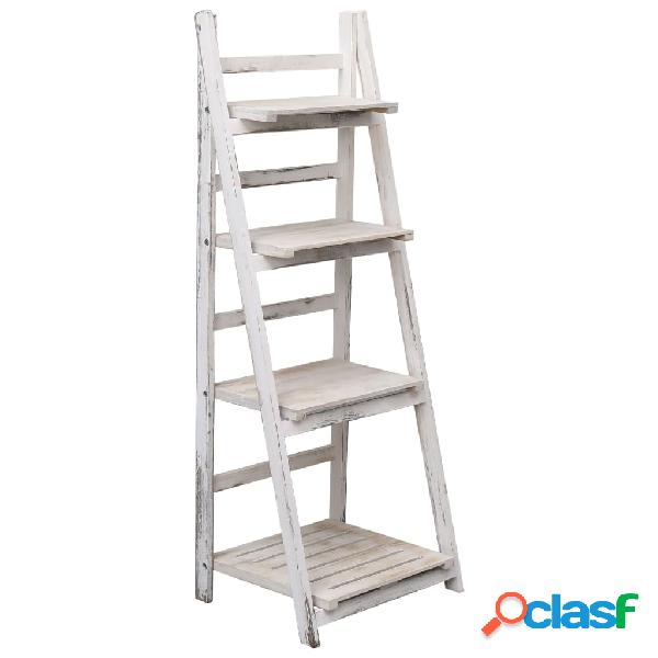 vidaXL Piedistallo per Piante a 4 Livelli 43x33x113 cm in