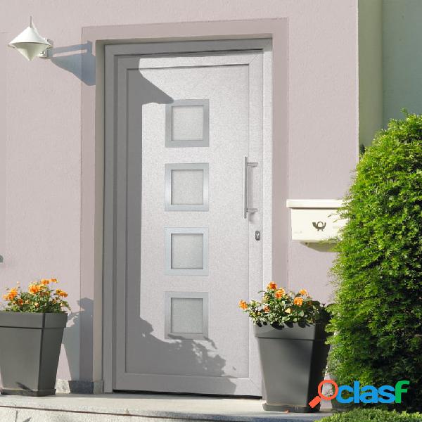 vidaXL Porta di Ingresso Bianca 98x208 cm