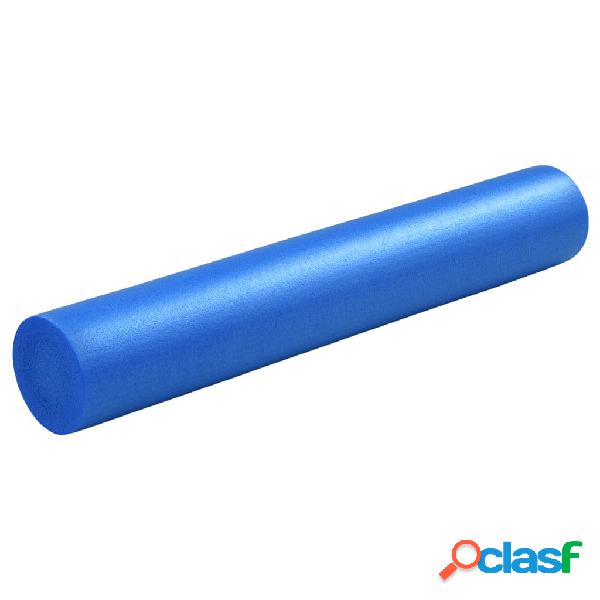 vidaXL Rullo per Yoga in Schiuma 15x90 cm EPE Blu