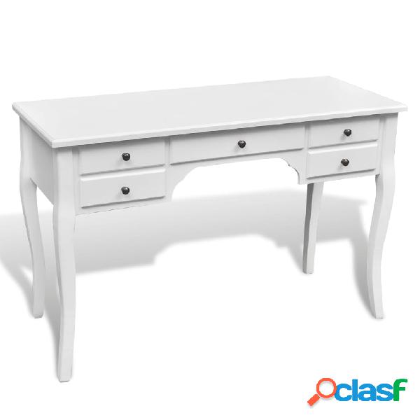 vidaXL Scrivania in Stile Francese in Legno con Gambe Curve