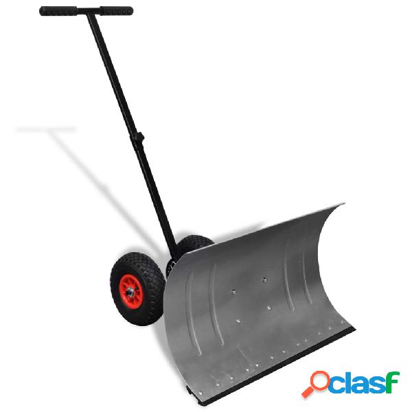 vidaXL Spazzaneve Manuale con Ruote