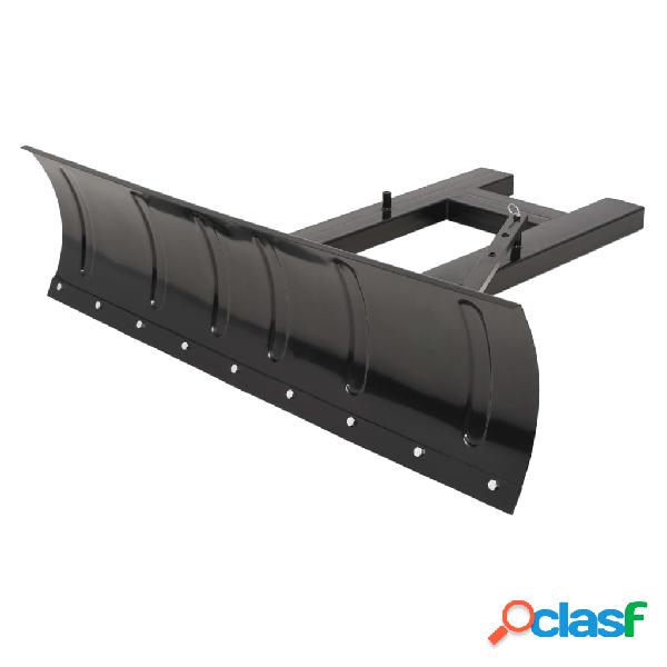 vidaXL Spazzaneve per Carrello Elevatore 150x38 cm Nero