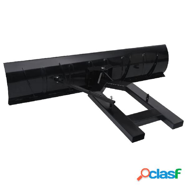 vidaXL Spazzaneve per Carrello Elevatore 200x48 cm Nero