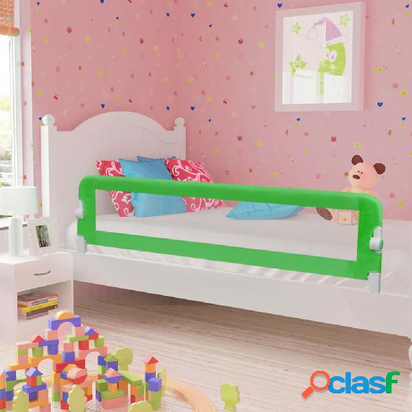 vidaXL Sponde Letto di Sicurezza Bambini Verde 180x42cm