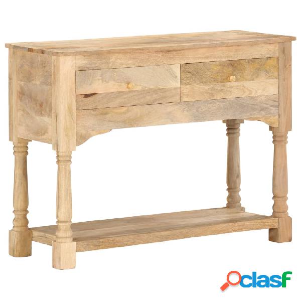 vidaXL Tavolo Consolle 100x35x76 cm in Legno Massello di