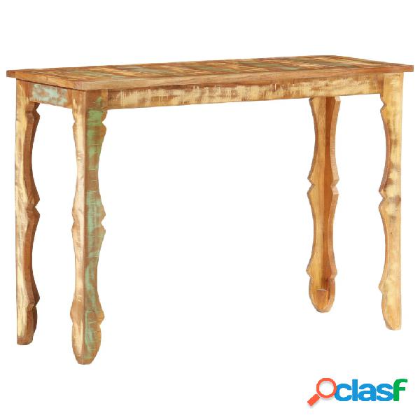 vidaXL Tavolo Consolle 110x40x76 cm in Legno Massello di