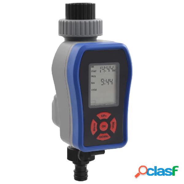 vidaXL Timer per Irrigazione Automatico Digitale a Uscita