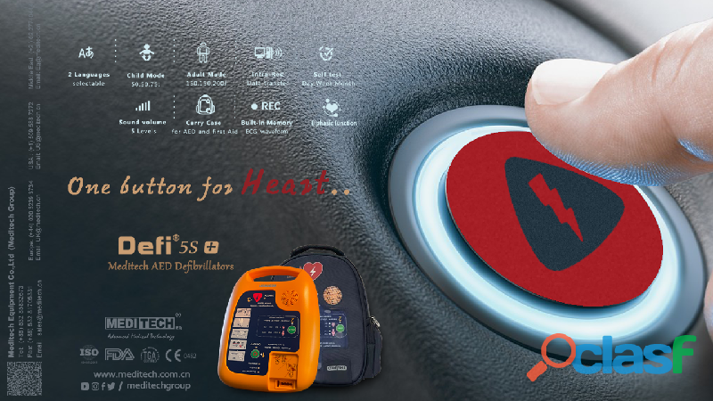 Meditech's bestseller Automated External Defibrillator (AED)