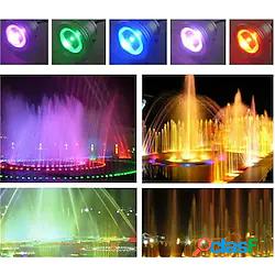 1/2 pz rgb fontana luce piscina stagno acquario riflettore