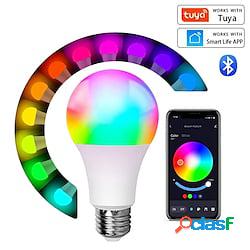 2 pz 1 pz wireless bluetooth 4.0 lampadina intelligente tuya