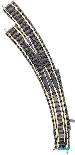 9174 N Fleischmann piccolo (con massicciata) Scambio curvo,