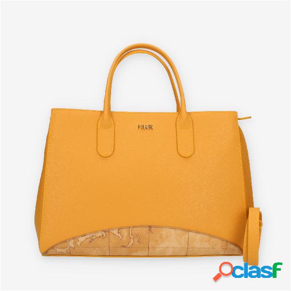 Alviero Martini Prima Classe Borsa a mano a tre scomparti