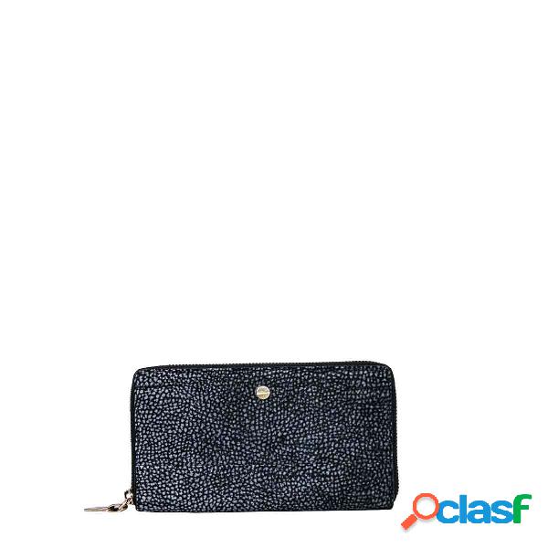 BORBONESE PORTAFOGLIO DONNA 910739625100 PELLE NERO