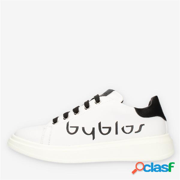 BYBLOS SNEAKERS Basse Donna Bianco