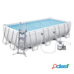 Bestway 56466 piscina steel rettangolare filtro j3