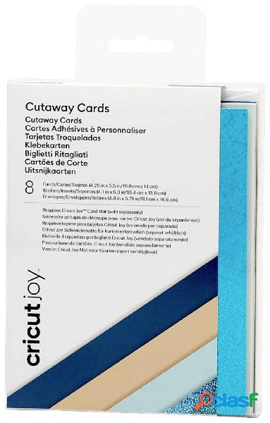 Cricut Joy™ Cutaway Cards Set di mappe Beige, Turchese