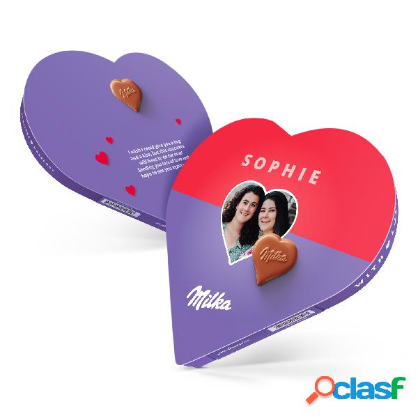 Cuore Milka Personalizzato - Confezione cioccolatini