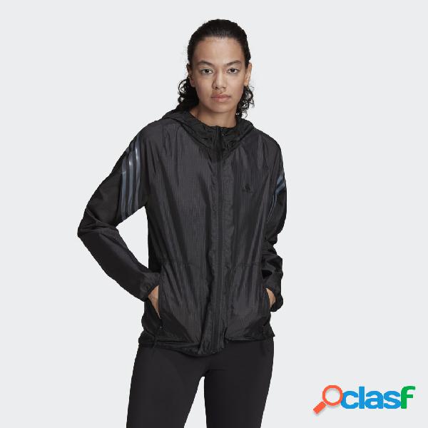 Giacca a vento da running Run Icons 3-Stripes Hooded