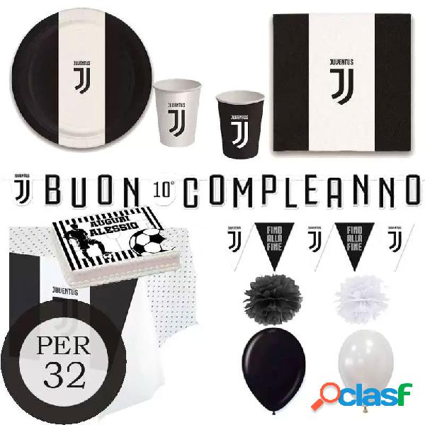 KIT N.63 JUVENTUS - CON CIALDA RETTANGOLARE PER TORTA