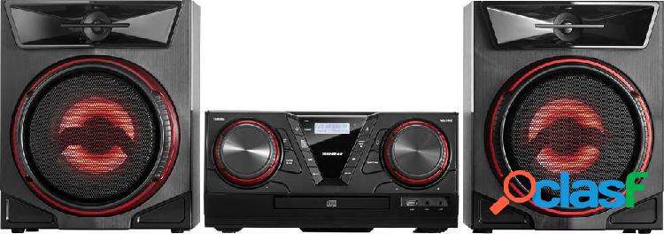 Karcher MC 5400D Sistema stereo Bluetooth, CD, USB, DAB+, 2