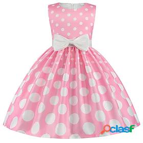 Kids Little Girls Dress Sundress Polka Dot Party Festival