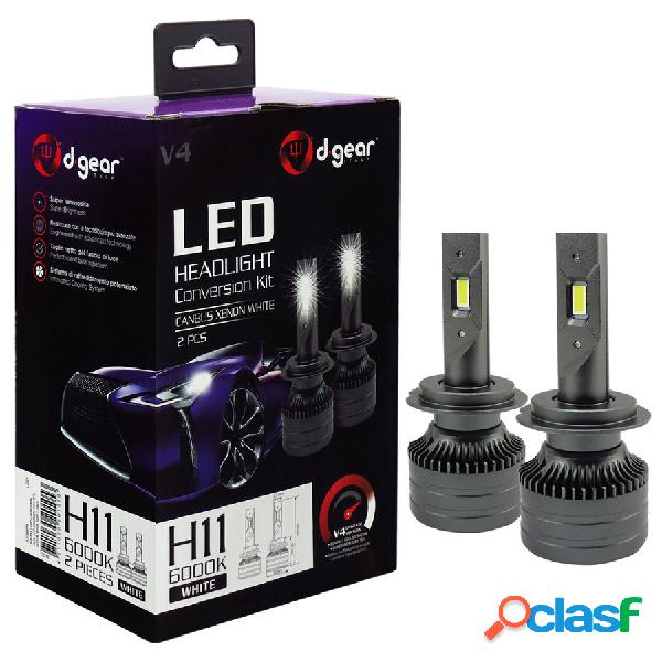 Lampadine H11 Led Headlight Conversion Kit V4 - D-GEAR
