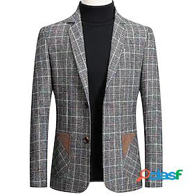 Mens Blazer Fall Winter Business Daily Work Regular Coat