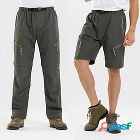 Mens Womens Cargo Pants Multiple Pockets Solid Color Sport