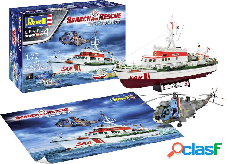 Nave in kit da costruire Revell 05683 DGzRS Berlin + Sea