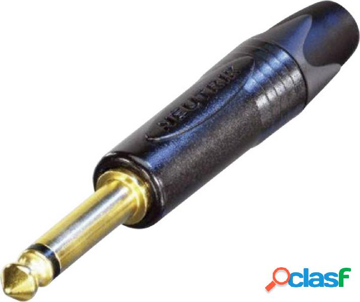 Neutrik NP2X-B Jack 6.35 mm Spina dritta Poli: 2 Mono Nero 1