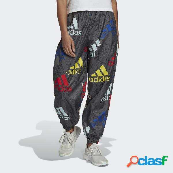 Pantaloni Essentials Multi-Colored Logo Loose Fit Woven