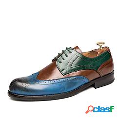 Per uomo Oxford Scarpe scozzesi stile britannico Informale