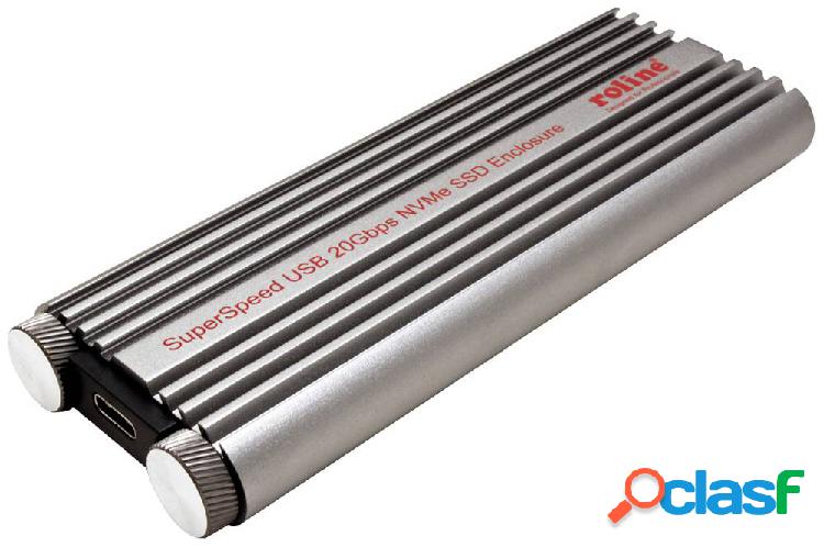 Roline 16.01.4147 Contenitore hard disk M.2 USB-C™ USB 3.2