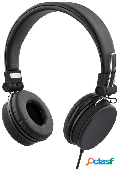 STREETZ HL-W200 Cuffie On Ear via cavo Stereo Nero