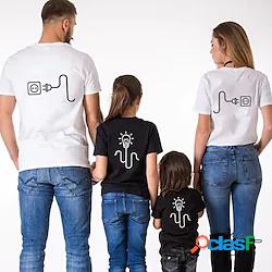 Sguardo di famiglia maglietta Set famiglia Pop art Strada